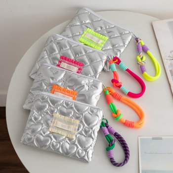 Dongjin Kozmetička torbica velikog kapaciteta, vodootporna, vanjska tkanina s prugama poliester, podstava poliester