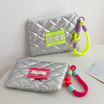 Dongjin Kozmetička torbica velikog kapaciteta, vodootporna, vanjska tkanina s prugama poliester, podstava poliester