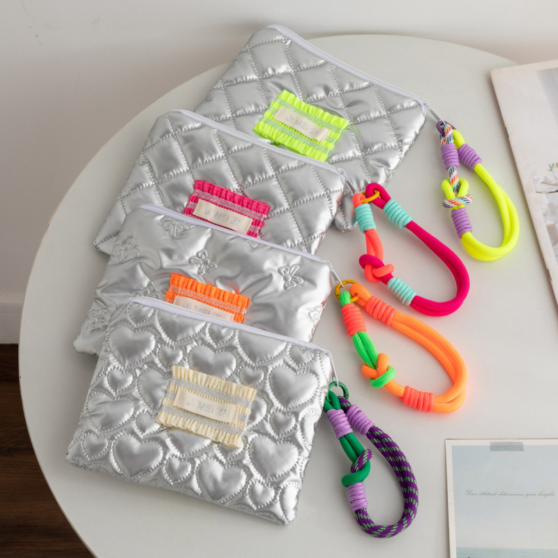 Dongjin Kozmetička torbica velikog kapaciteta, vodootporna, vanjska tkanina s prugama poliester, podstava poliester