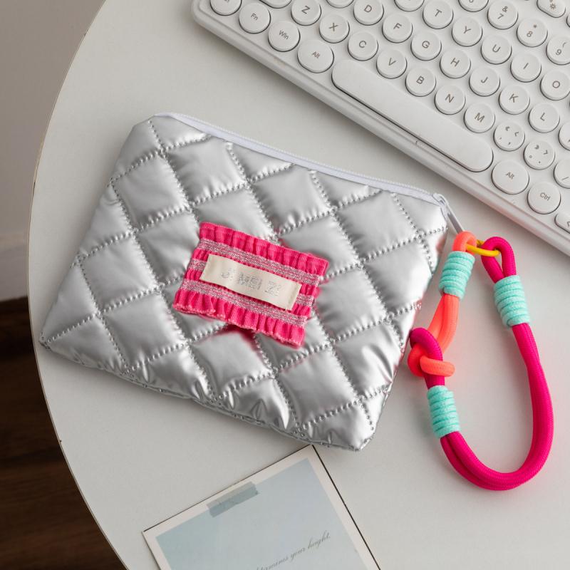 Dongjin Kozmetička torbica velikog kapaciteta, vodootporna, vanjska tkanina s prugama poliester, podstava poliester