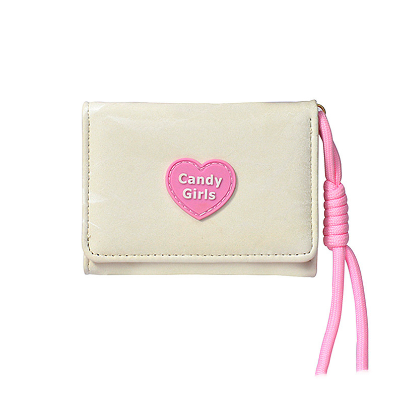 Novčanik s šnuralom — Korejski stil, svjež i sladak dizajn, PU materijal, podstava od poliester, YAYING marka, proljeće 2025