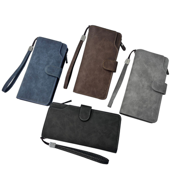 KAIPIBAO muški novčanik-klutch s više kartičnih pretinaca, velika kapaciteta, zip, multifunkcionalno, PU materijal