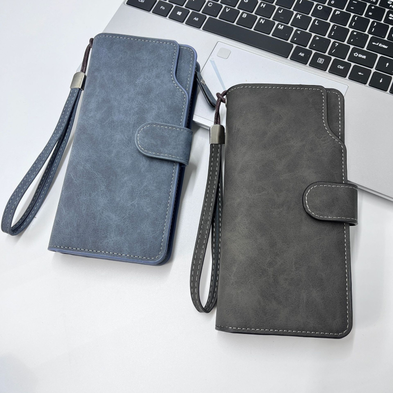 KAIPIBAO muški novčanik-klutch s više kartičnih pretinaca, velika kapaciteta, zip, multifunkcionalno, PU materijal