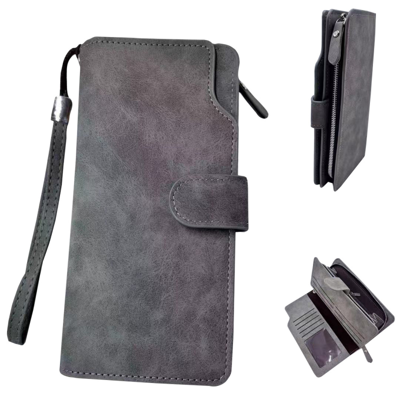 KAIPIBAO muški novčanik-klutch s više kartičnih pretinaca, velika kapaciteta, zip, multifunkcionalno, PU materijal