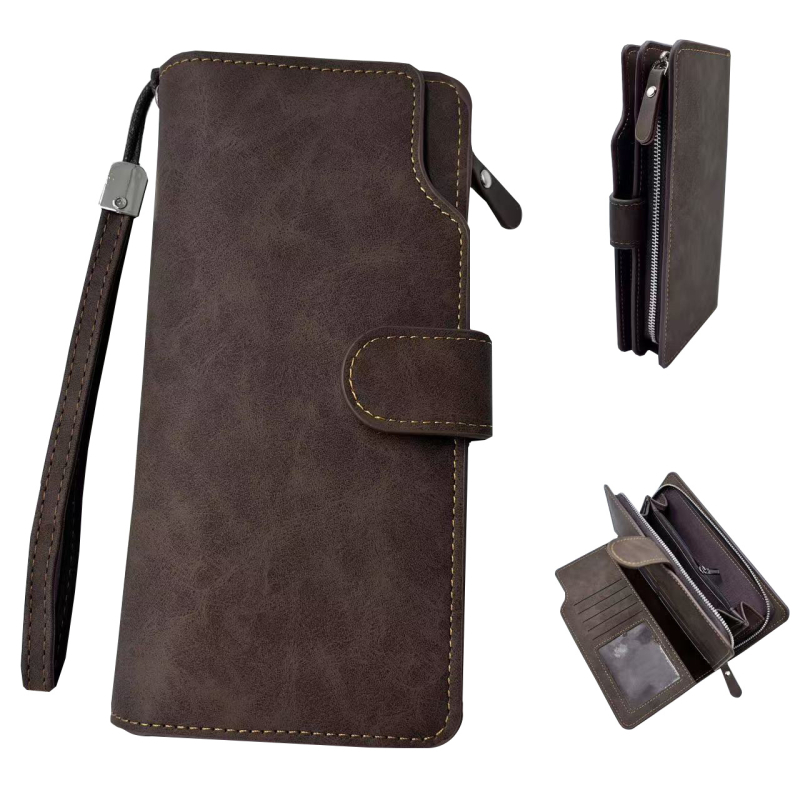 KAIPIBAO muški novčanik-klutch s više kartičnih pretinaca, velika kapaciteta, zip, multifunkcionalno, PU materijal