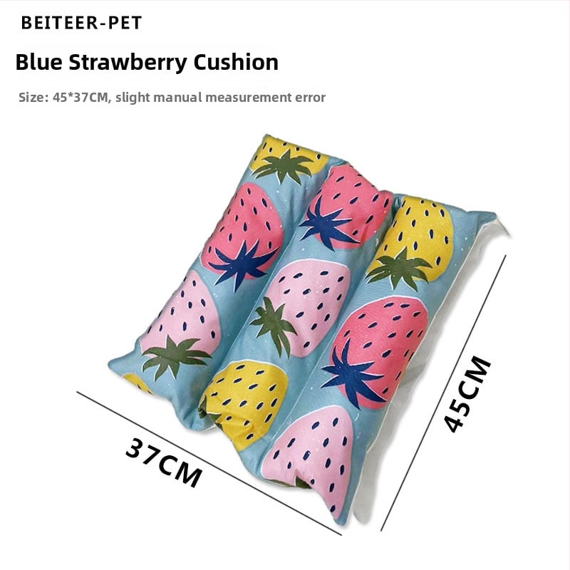 Зимна топла подложка за зайци и морски прасета – памучен мат за спане