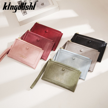 Kingdushi PU pénztárca, Fresh and Sweet stílus, poliészter belsővel, Tavasz 2023