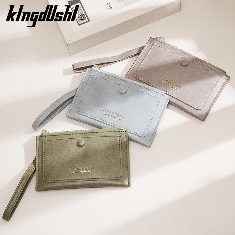 Kingdushi PU pénztárca, Fresh and Sweet stílus, poliészter belsővel, Tavasz 2023