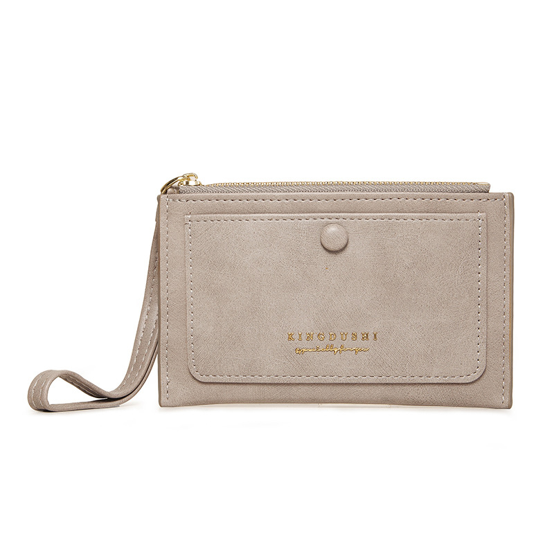 Kingdushi PU pénztárca, Fresh and Sweet stílus, poliészter belsővel, Tavasz 2023