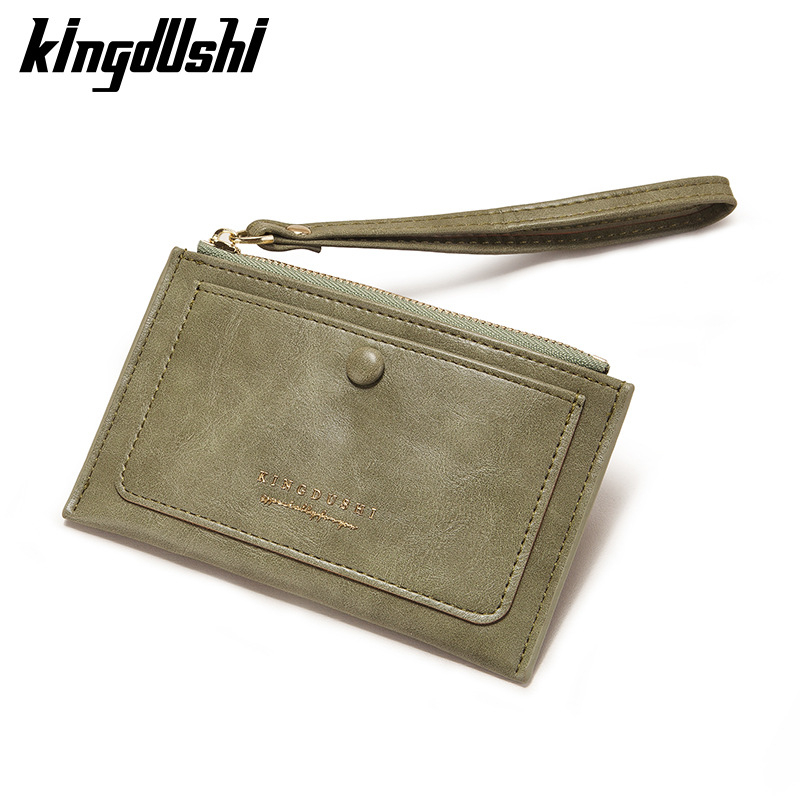 Kingdushi PU pénztárca, Fresh and Sweet stílus, poliészter belsővel, Tavasz 2023