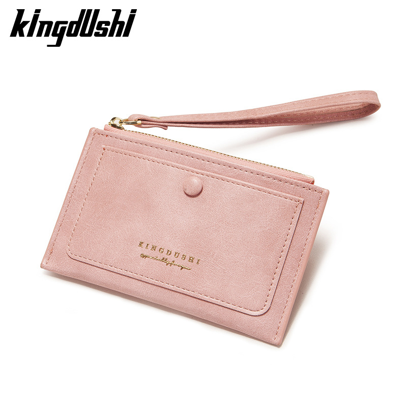 Kingdushi PU pénztárca, Fresh and Sweet stílus, poliészter belsővel, Tavasz 2023