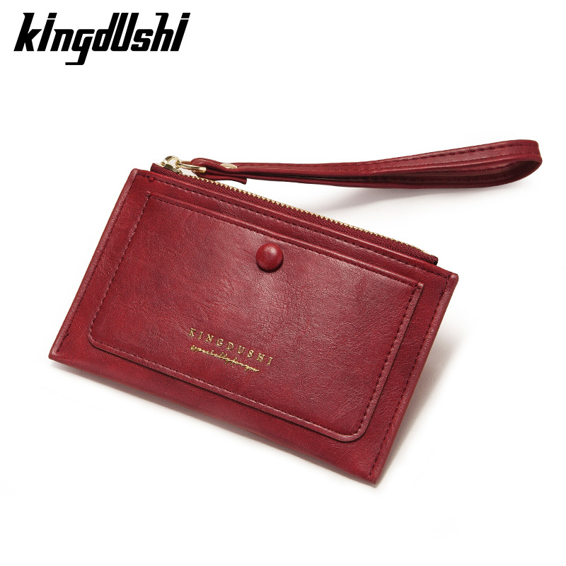 Kingdushi PU pénztárca, Fresh and Sweet stílus, poliészter belsővel, Tavasz 2023