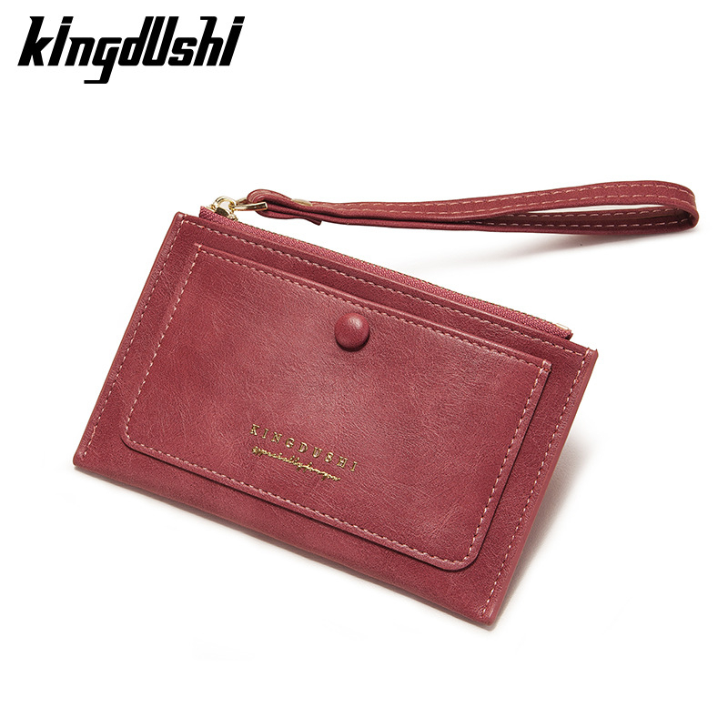 Kingdushi PU pénztárca, Fresh and Sweet stílus, poliészter belsővel, Tavasz 2023