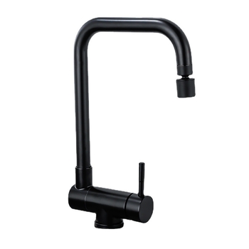 Kuchynský kohút Hj-s010, 304 nerezová oceľ, keramický diskový ventil, menovitý tlak 0,5–1,0 MPa, prevádzková teplota 0–90 °C