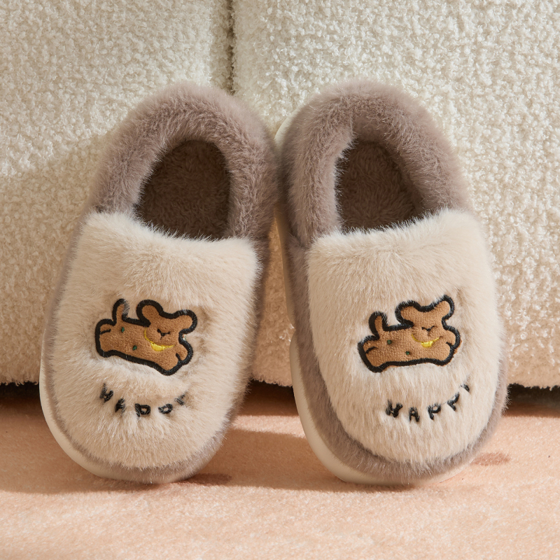 Grace JieLiYa cartoon gyerek beltéri papucs, textil felső rész, EVA talp, meleg bélés, 4–16 évesek