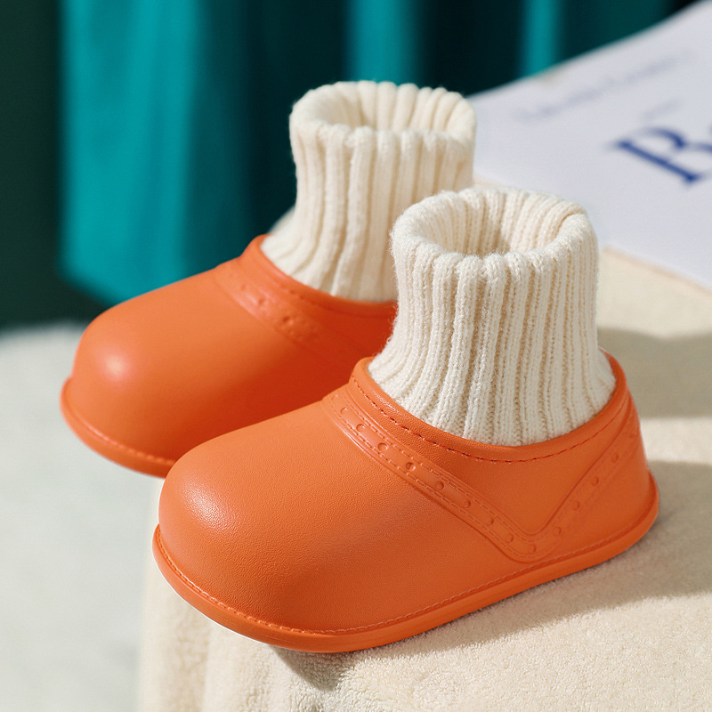 G.Duck Uniszex vízálló gyerek papucs fleece béléssel, vastag, csúszásmentes talppal, 4-12 évesek, Quanzhou, Fujian