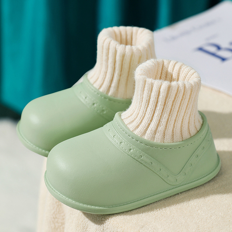 G.Duck Uniszex vízálló gyerek papucs fleece béléssel, vastag, csúszásmentes talppal, 4-12 évesek, Quanzhou, Fujian