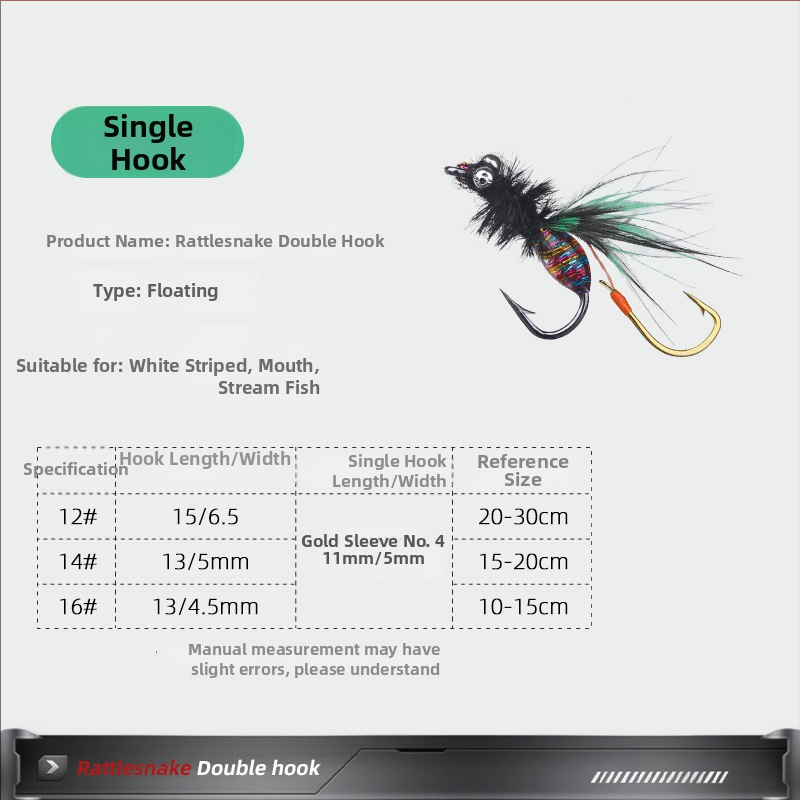 Cârlig de pescuit cu orientare în sus, 50.000 buc., potrivit pentru pescuit în râu