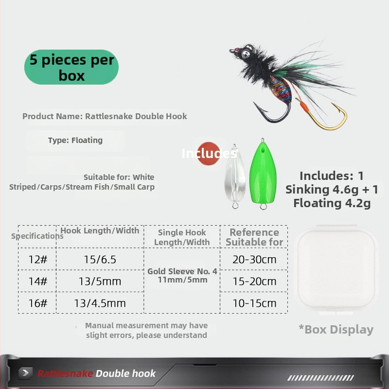 Cârlig de pescuit cu orientare în sus, 50.000 buc., potrivit pentru pescuit în râu