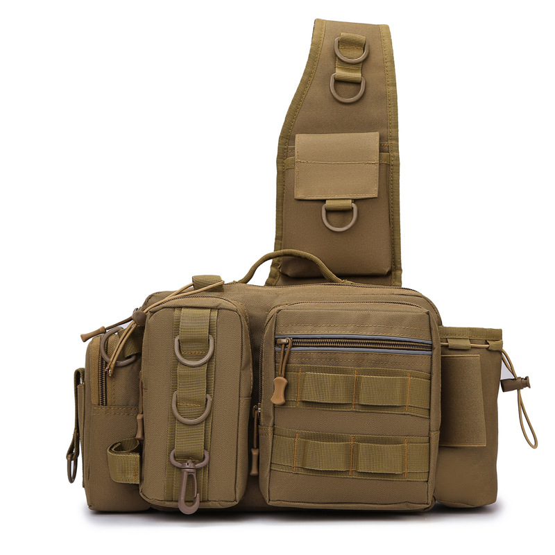 Férfi derekasan tok Oxford anyagból, vízálló, kopásálló, bővíthető, több rétegű tárolás, 2024 nyár