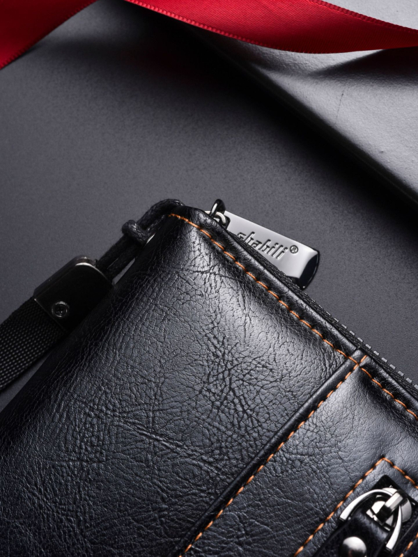 Hosszú pénztárca cipzáras telefonzsebbel, PU bőr, nagy kapacitás, több kártyatartó, könnyű és kopásálló