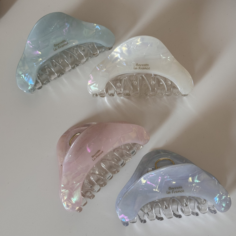 Han Shiya клип за коса, триъгълен клип за кок, ръчна изработка, за гъста коса