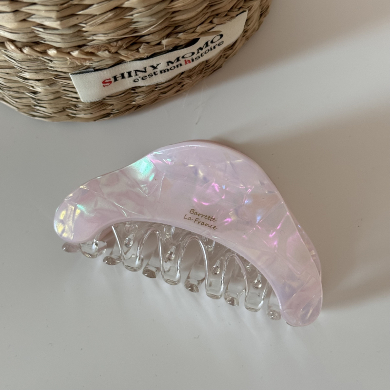 Han Shiya клип за коса, триъгълен клип за кок, ръчна изработка, за гъста коса