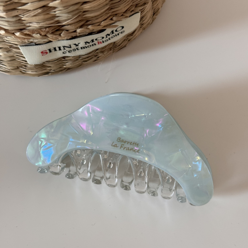 Han Shiya клип за коса, триъгълен клип за кок, ръчна изработка, за гъста коса