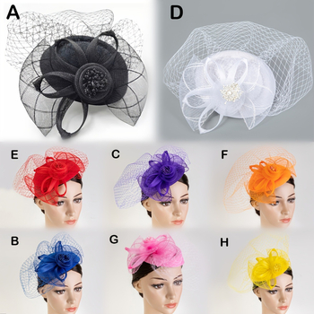 Dodatak za kosu s klipsama i mrežastim veoom za pokrivalo za glavu – metalni, ljeto 2021, za djecu