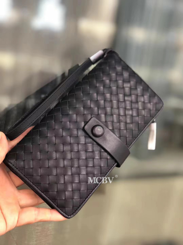 Geantă clutch pentru bărbați din piele de vițel de calitate superioară, stil urban minimalist, capacitate mare, vara 2024