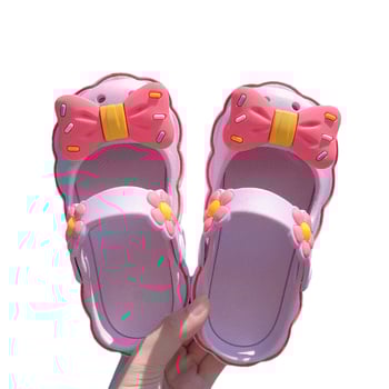 Lányok Mary Jane nyári cipő, rajzfilm mintával, légáteresztő PVC felsőrész, PVC talp, csúszásmentes