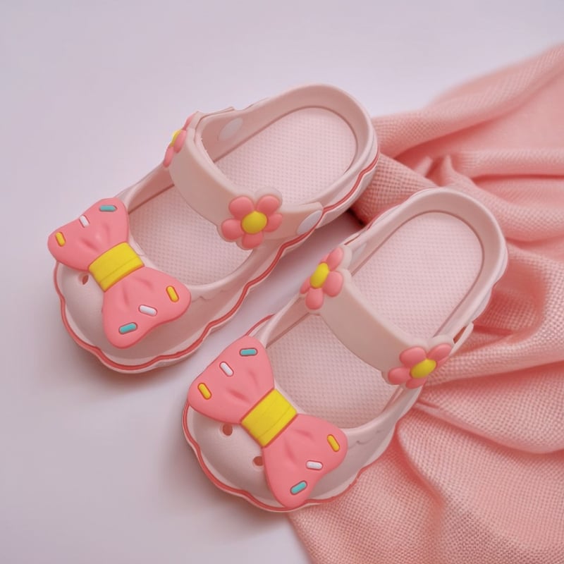 Lányok Mary Jane nyári cipő, rajzfilm mintával, légáteresztő PVC felsőrész, PVC talp, csúszásmentes