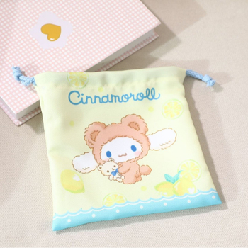 Kozmetička torbica s karikaturnim dizajnom, kvadratnog oblika, Oxford platna, zatvaranje šnurlom