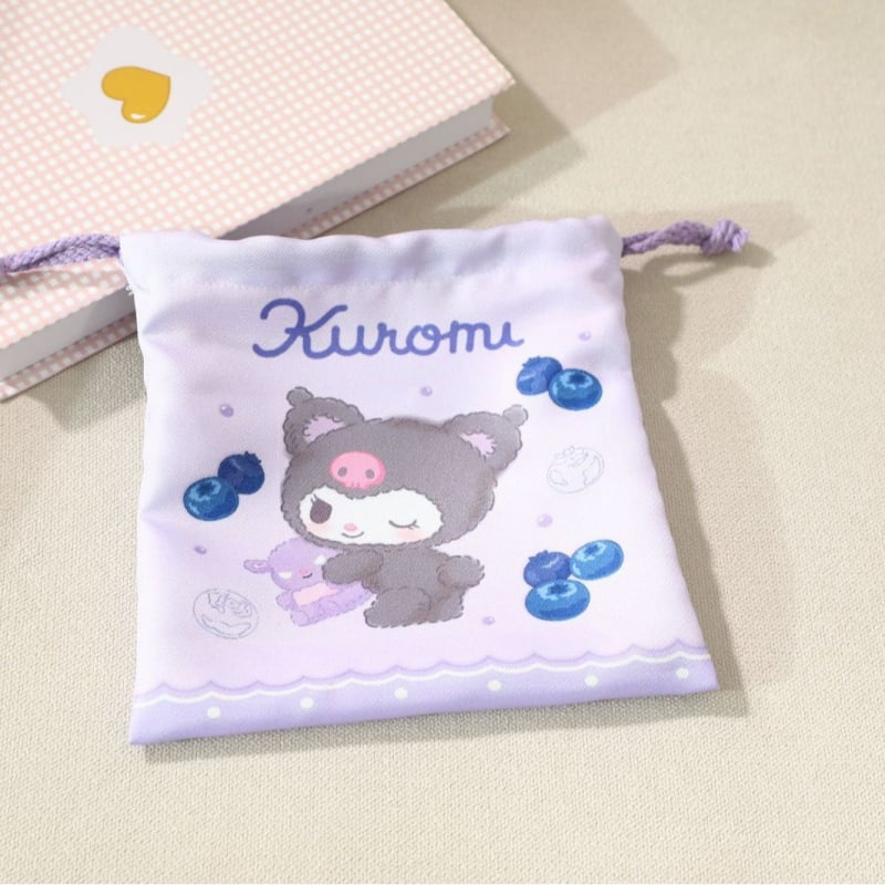 Kozmetička torbica s karikaturnim dizajnom, kvadratnog oblika, Oxford platna, zatvaranje šnurlom