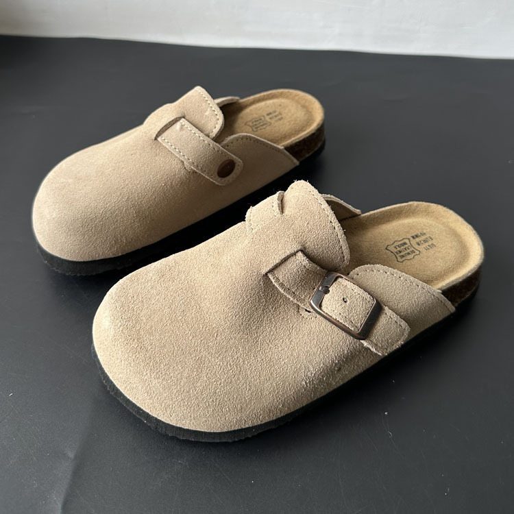 Dječje cork papuče slip-on, unisex, gornji dio nubuk kože od goveda, EVA potplat, proljeće 2025
