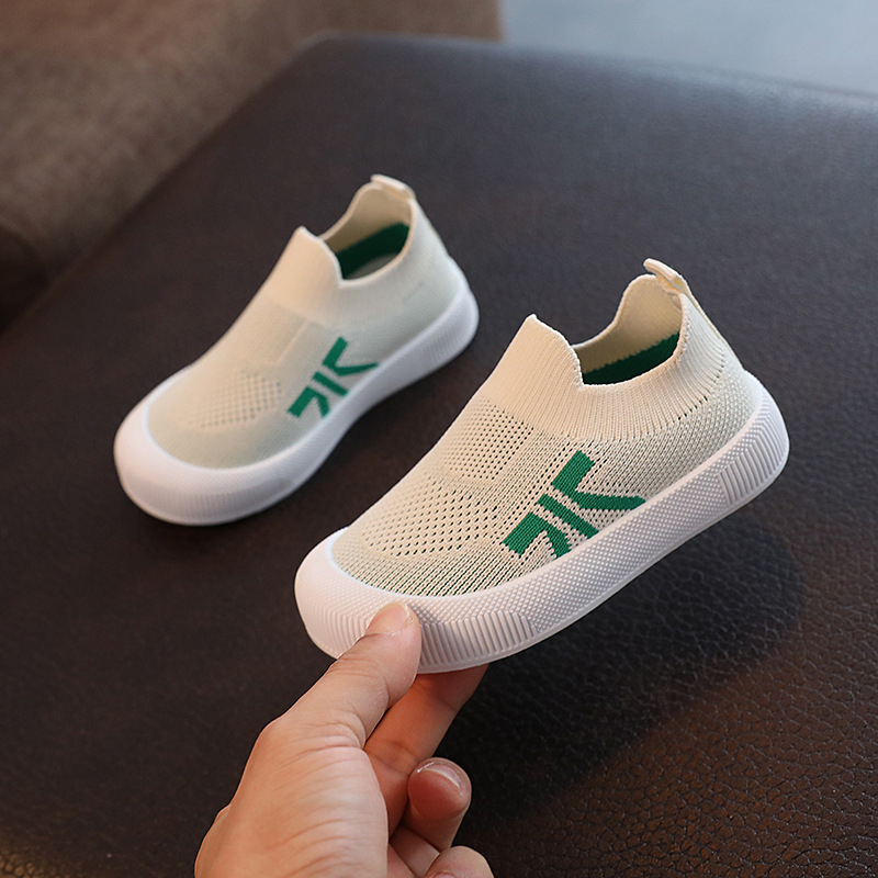Adidași pentru copii din Flyknit respirabili – unisex, talpă joasă, talpă injectată, branț EVA