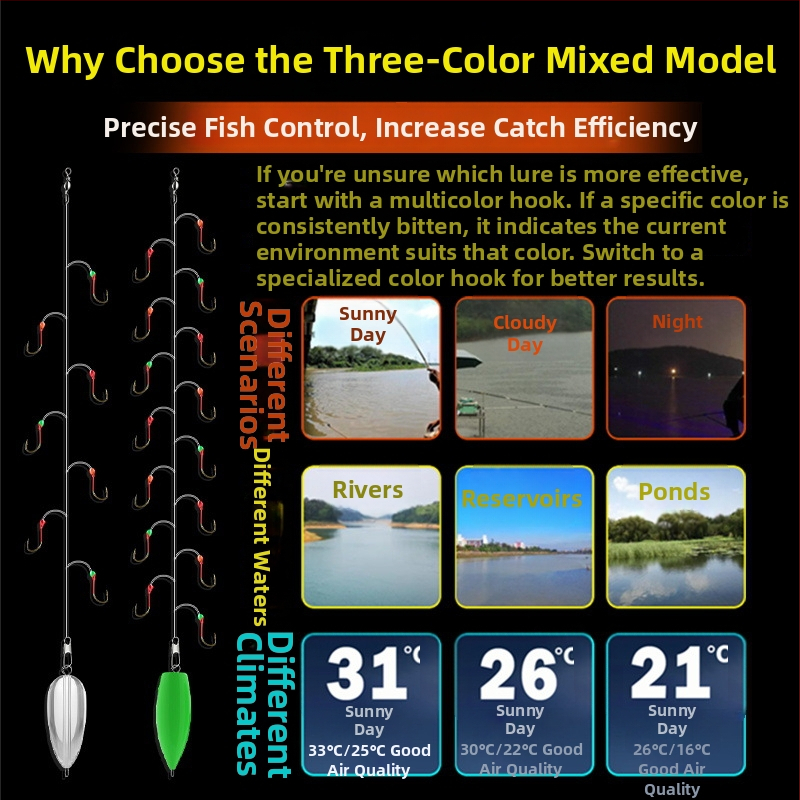 Cârlig de pescuit din șnur cu vârf barbat