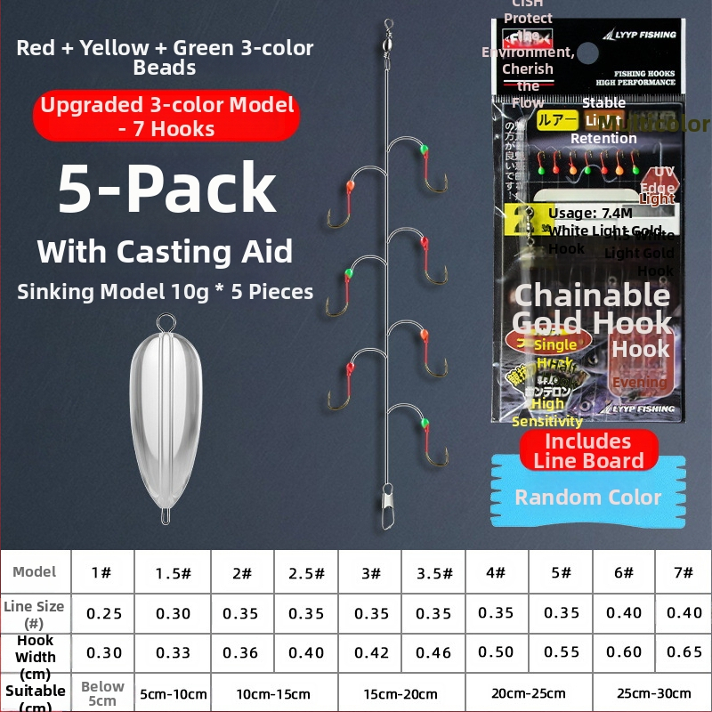 Cârlig de pescuit din șnur cu vârf barbat