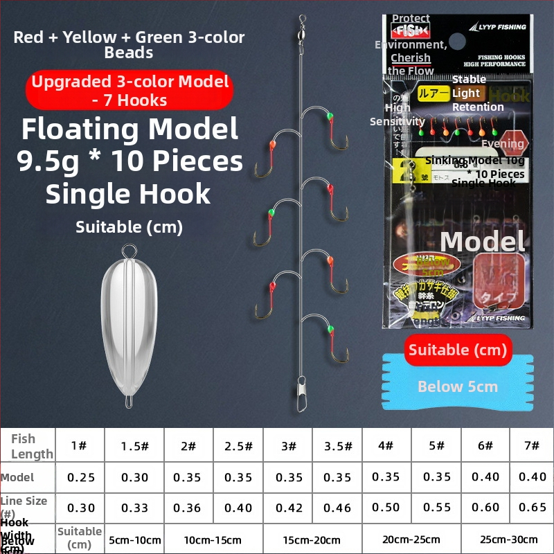 Cârlig de pescuit din șnur cu vârf barbat