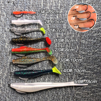 Cârlig cu tijă curbată din plumb, cu dinți, Joan HK0034(8)