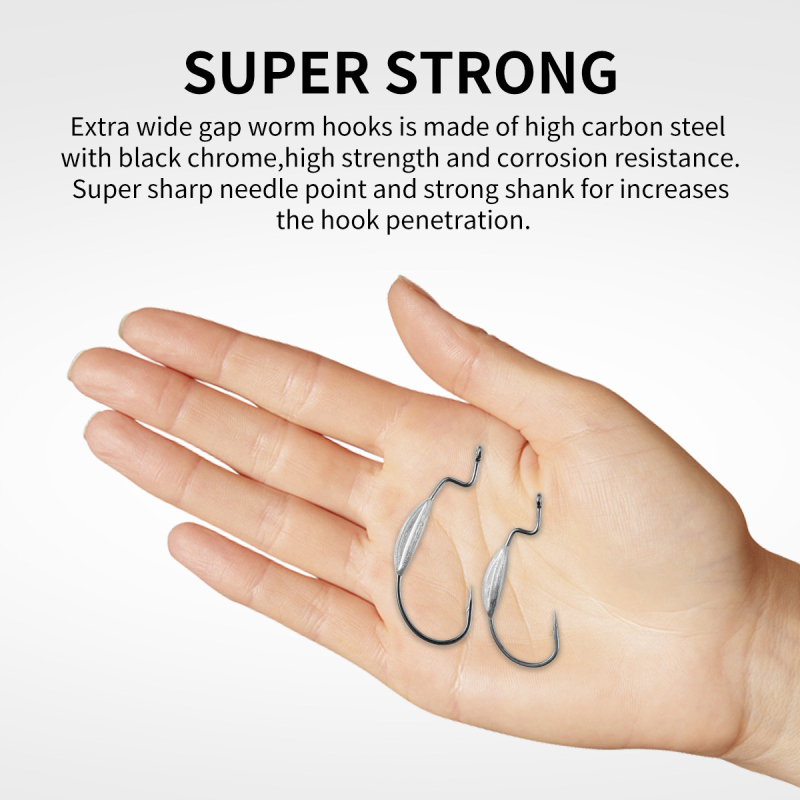 Cârlig cu tijă curbată din plumb, cu dinți, Joan HK0034(8)