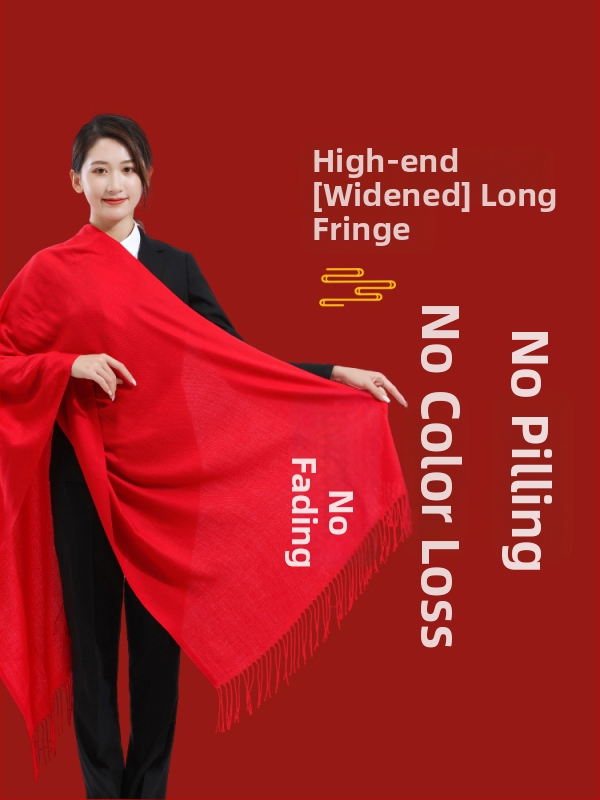 Šal s logom i šivanjem, Warp Knitting, Nylon/Polyamide, očuvanje topline, literarno retro stil, broj proizvoda 995165942530