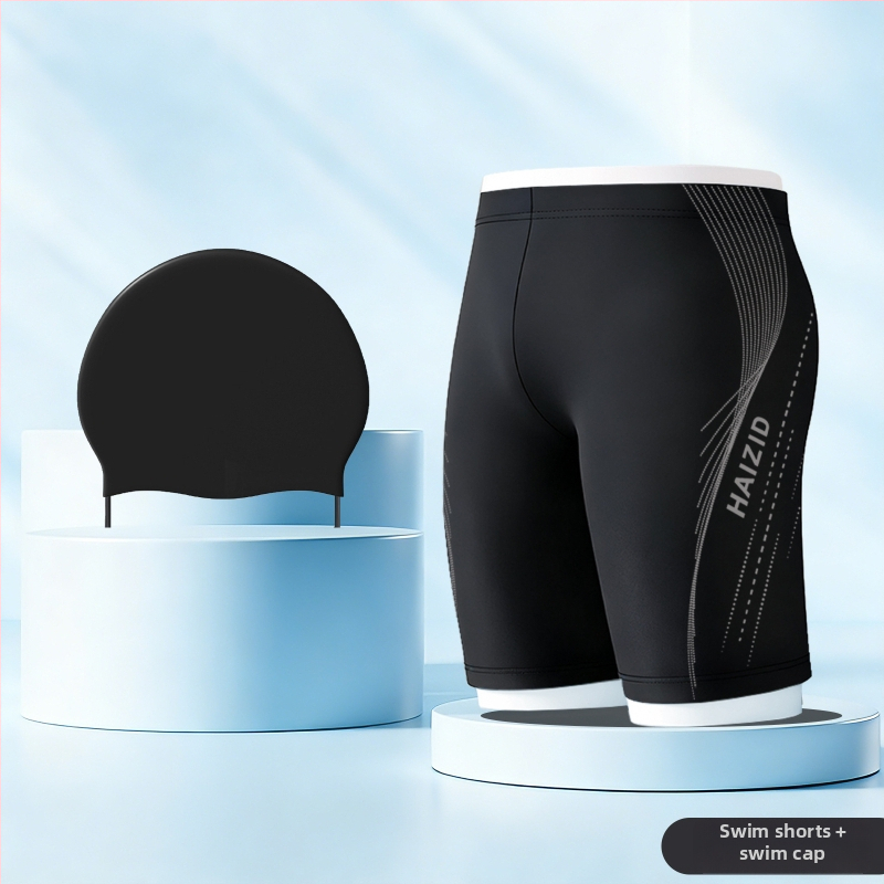 Shorti de baie pentru bărbați, uscare rapidă, croi lejer, 80-90% poliester, imprimeu cu model, căptușeală din poliester, pentru sport și înot