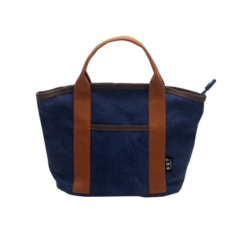 Kanvas bucket bag, casual stil, zatvarač, unutarnji džepovi (s džepom na zatvarač, džep za mobitel i ID), podstava od poliestera i pamuka