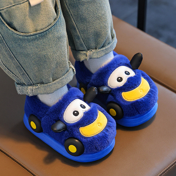 Детски пантофи от EVA, модел с карикатура, антиплъзгаща подметка, за зима, марка Jiduo Yu