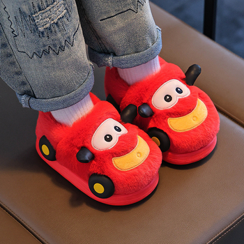 Детски пантофи от EVA, модел с карикатура, антиплъзгаща подметка, за зима, марка Jiduo Yu