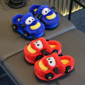 Детски пантофи от EVA, модел с карикатура, антиплъзгаща подметка, за зима, марка Jiduo Yu