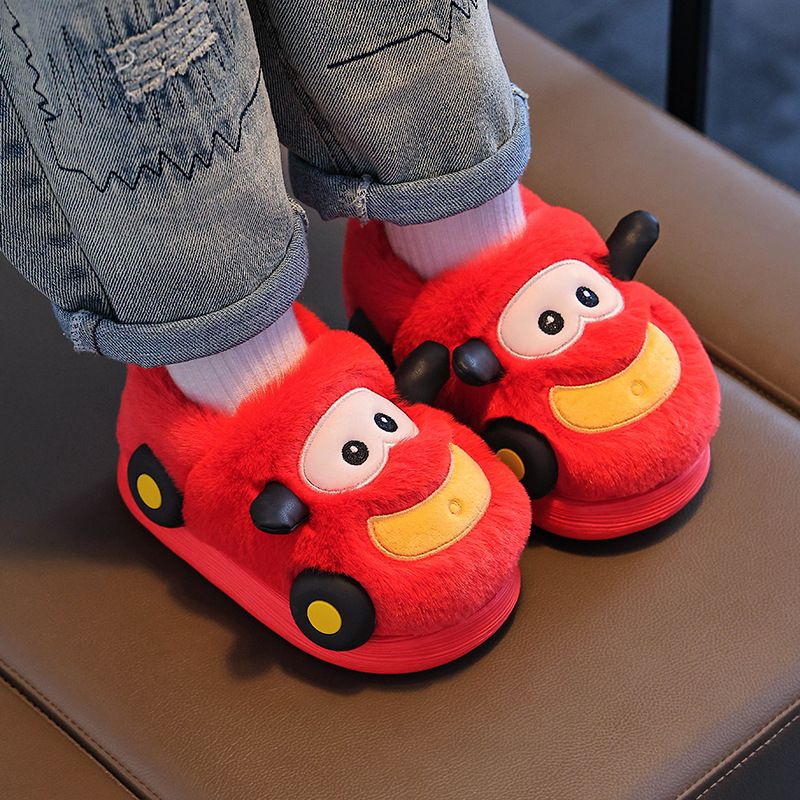 Детски пантофи от EVA, модел с карикатура, антиплъзгаща подметка, за зима, марка Jiduo Yu