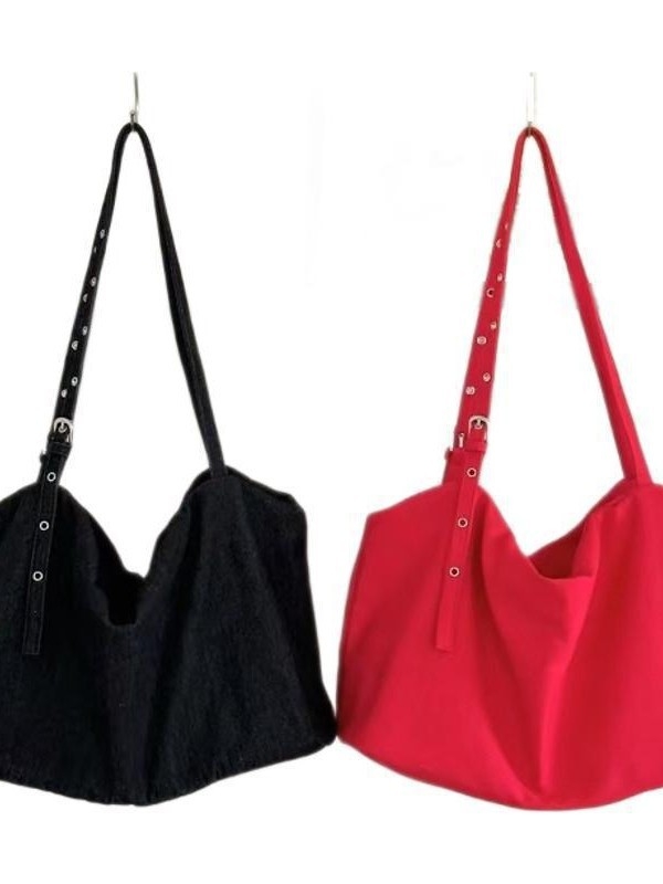 Platnena Tote torba s unisex stilom, zatvarač, unutarnja džep sa zipom i džep za mobitel