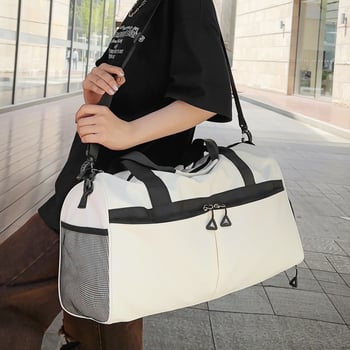 Unisex nylon ruksak za putovanja, urbanistički minimalistički stil, kapacitet 20–35 L, podstava od poliestera